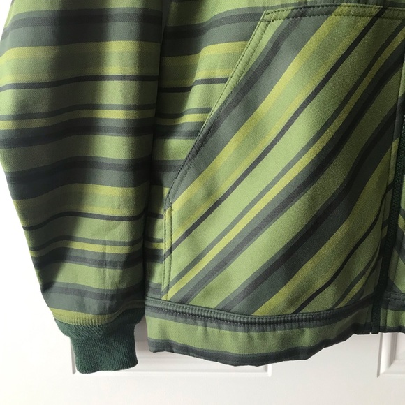 Patagonia Sweatshirt Striped Pullover Hoodie Full Zip Jacket - Picture 4 of 11